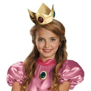 Princess Peach Crown \u0026 Amulet Super Mario Bros Costume Adult Womens Girls Gift